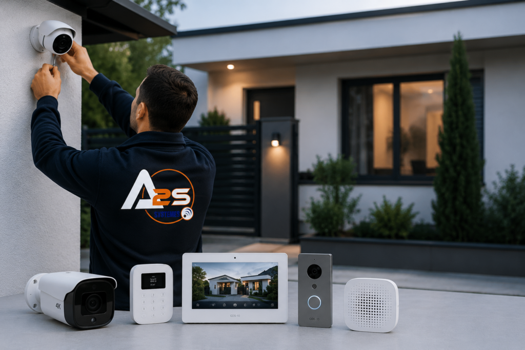 Installation alarme maison A2S Systèmes